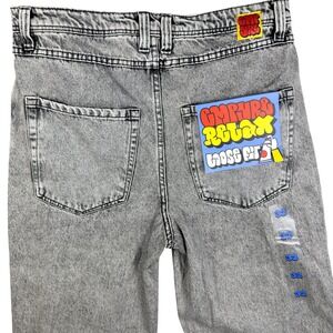 NWT Empyre Loose SK8 Jean Men 32 Scramble Grey Relaxed Fit Skater E0151322024D